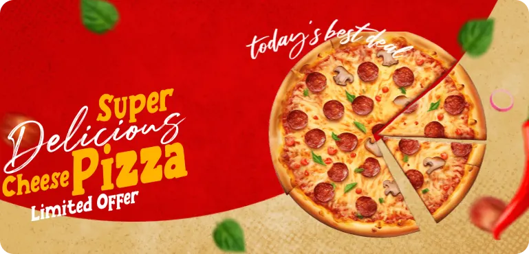 Close-up of a Meat Lovers Inferno pizza slice with stretchy melted mozzarella